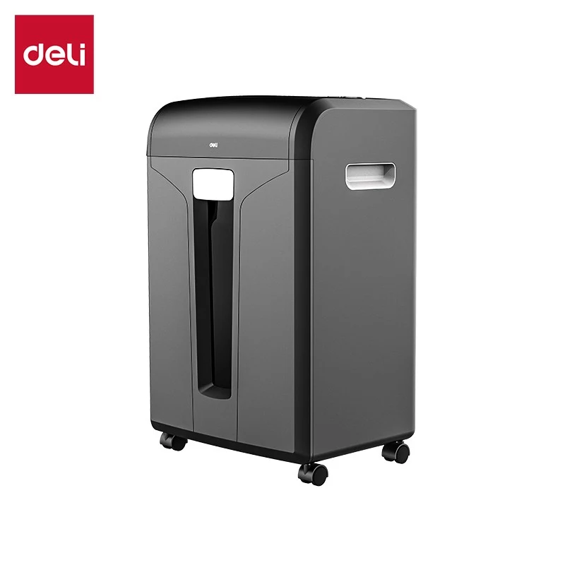 Deli E14400 Cross-Cut Papīra Šrederis, 12 Lapas, 23L, Melns