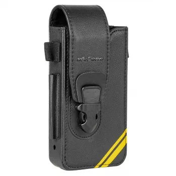 Ulefone Armor 26 Ultra Premium PU Leather Flip Wallet Case ar Karšu Slotiem un Statīvu - Melns