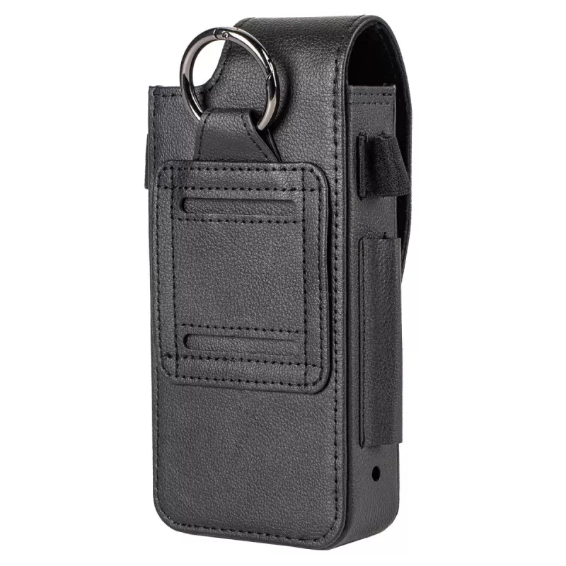 Ulefone Armor 26 Ultra Premium PU Leather Flip Wallet Case ar Karšu Slotiem un Statīvu - Melns