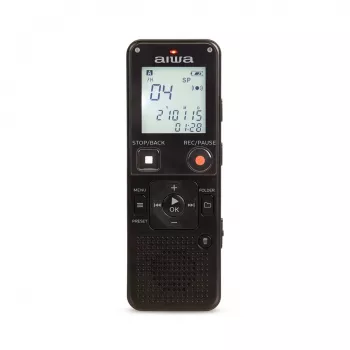 AIWA DVR-A600 digitālais balss ierakstītājs 8GB Melns