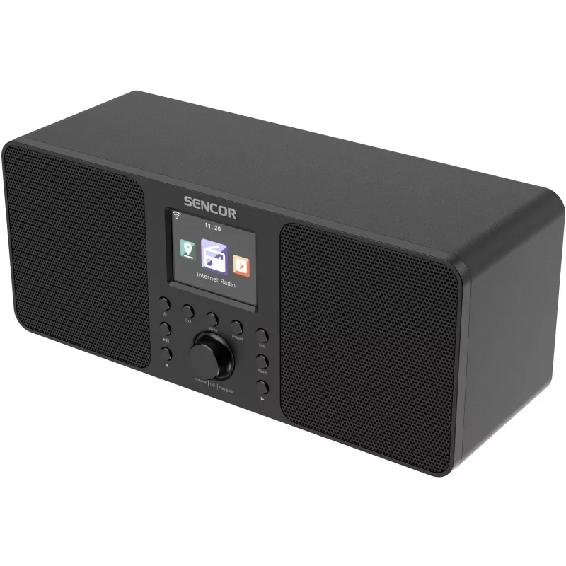 SENCOR SIR 6100WDB interneta radio ar DAB+, FM, Wi-Fi, Bluetooth, USB, 2x10W, balts
