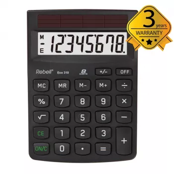 Rebell Eco 310 Desktop Calculator Black