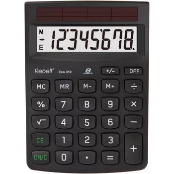Rebell Eco 310 Desktop Calculator Black