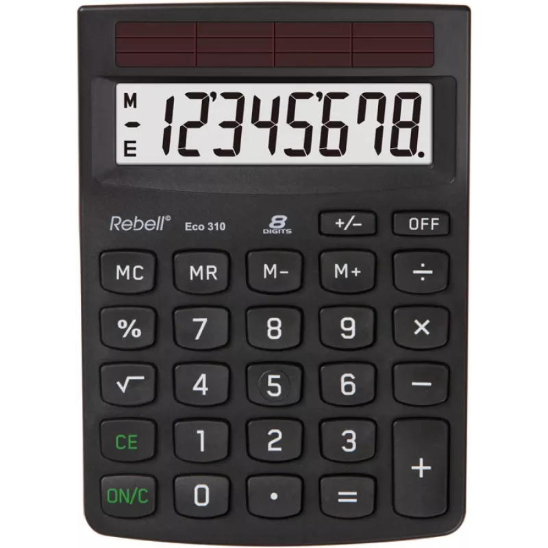 Rebell Eco 310 Desktop Calculator Black