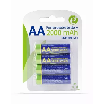 GEMBIRD EnerGenie uzlādējamās AA baterijas 2000 mAh 4 gab. blisterī