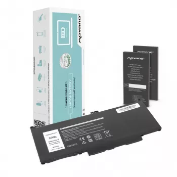 MITSU Battery MXV9V Dell Latitude 5300 5310 7300 7400 - 7200 mAh (55 Wh)