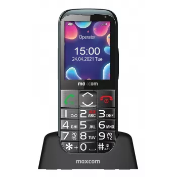 MAXCOM MM724L Comfort 4G mobilais telefons, Melns