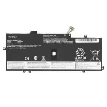 MITSU Battery for Lenovo ThinkPad X1 Yoga 4 5 Carbon 7 8 3325 mAh (51 Wh) 15.36V