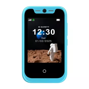 Garett OneKid Phone Niebieski - bērnu viedpulkstenis ar GPS, SOS, IP67, zils