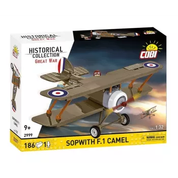 COBI 186 gab. HC LIELAIS KARŠ / 2999 / Sopwith F.1 Camel