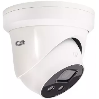 ABUS IPCB58511B 8 MP 4K IP kupola kamera ar 4 mm objektīvu, PoE, IR nakts redzamību līdz 30 m, IP67/IK10, iebūvētu mikrofonu