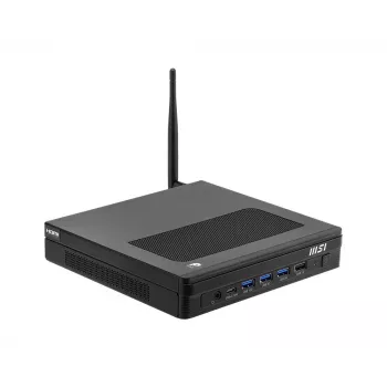 MSI PRO DP10 A14MG-004EU Mini dators - Intel Pentium G7400, 8GB RAM, 128GB SSD, Windows 11 Pro, melns