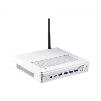 MSI PRO DP10 A14MG-007BEU Mini PC, Intel Pentium Gold G7400, 8GB RAM, 256GB SSD, Wi-Fi 6, Balts