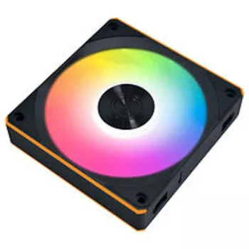 Lian Li UNI FAN CL FLEX Wireless ARGB Reverse Blade 120mm PWM ventilators - melns