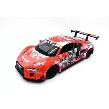 PULIO 1:24 Audi R8 LMS Lietais modelis ar gaismu un skaņu