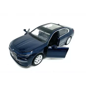PULIO Auto MSZ 1/32 BMW i7 modelis ar gaismu un skaņu, metāla korpuss