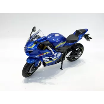 PULIO MSZ 1/12 Suzuki GSX-R1000 Blue Diecast motocikla modelis