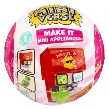 MGA Miniverse Make It Mini Soda Dispenser Diner Series 1 DIY miniatūru komplekts