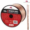 MACLEAN MCTV-512 Skaļruņu kabelis 100m 2x1,5mm² caurspīdīgs OFC uz ruļļa