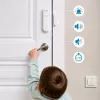 GREENBLUE GB478 bezvadu WiFi durvju/logu sensors – viedais magnētiskais kontakts, Tuya un Gosund lietotne, Alexa/Google, ar bateriju, balts
