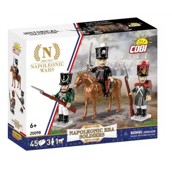 COBI KLOCKI Napoleonic Era karavīrs celtniecības bloku minifigūra