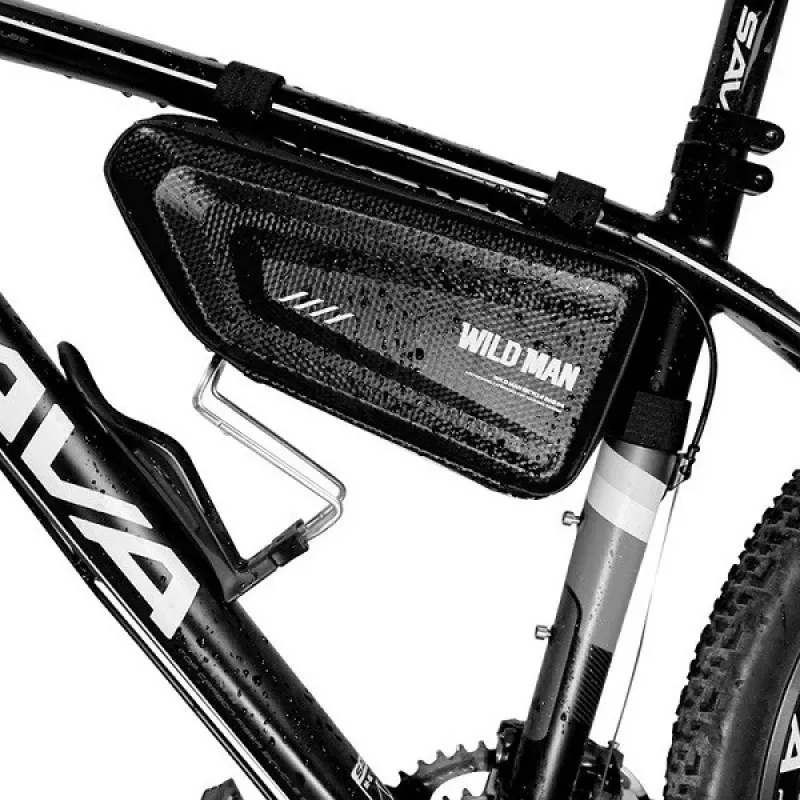 WILDMAN E4 velosipēda rāmja soma L 1,5L melna