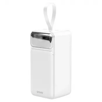 Savio BA-15 Power Bank 50000 mAh Balts