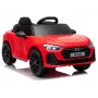 LEAN CARS Audi A5L HL788 sarkans 12V elektriskais auto bērniem ar tālvadību, EVA riteņiem, LED gaismām, mūzikas paneli, drošības jostu, eko-ādas sēdekli, vecumam 3-6 gadi