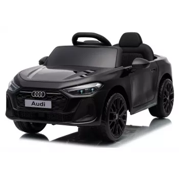 LEAN CARS Audi A5L HL788 Black 12V braucamā mašīna bērniem ar tālvadību, LED gaismām, MP3, EVA putu riteņiem, eko-ādas sēdekli, 30 kg maksimālā slodze, 3-8 gadiem
