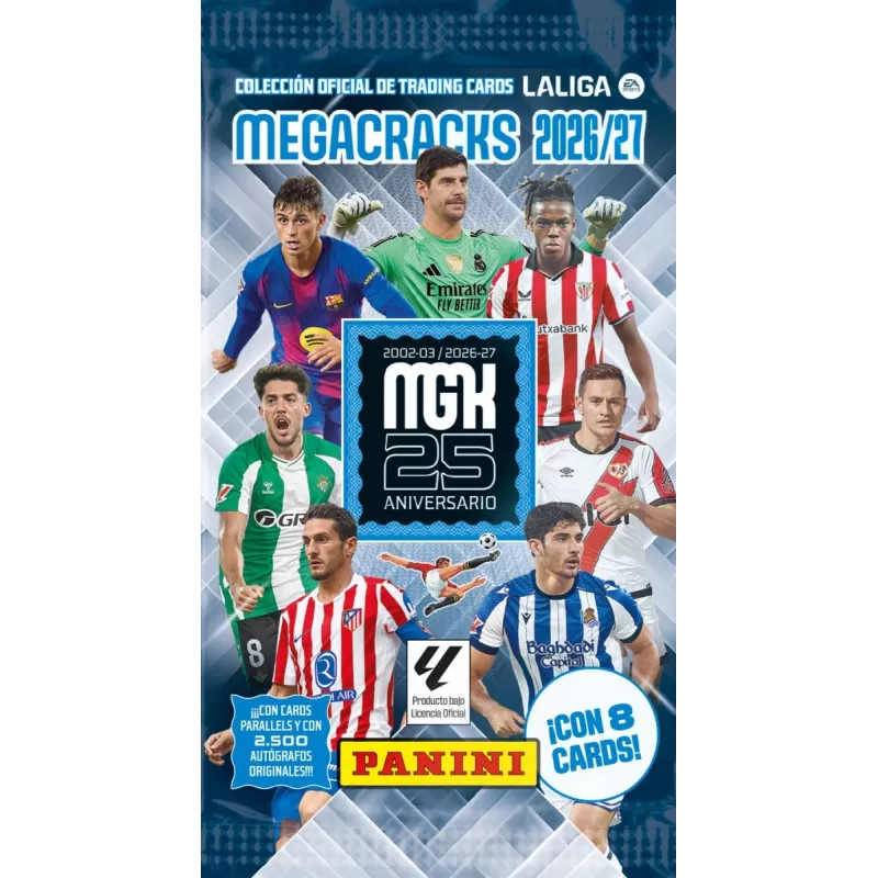 Panini La Liga 2027 kartīšu maisiņu displejs, 50 gab.