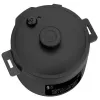 CONCEPT CK6001 Multivārs 5L 900W 10 programmas, nepiedegošs, melns/nerūsējošais tērauds