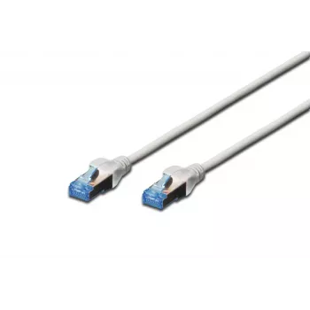 DIGITUS Ecoline Cat5e UTP Patch Cable RJ-45 uz RJ-45, 0,5 m, pelēks, LSZH, Snagless, Gigabit Ethernet