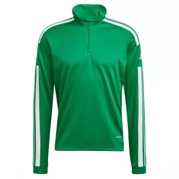 adidas Squadra 21 treniņkrekls zaļš vīriešiem ar garām piedurknēm un ceturtdaļas rāvējslēdzēju L