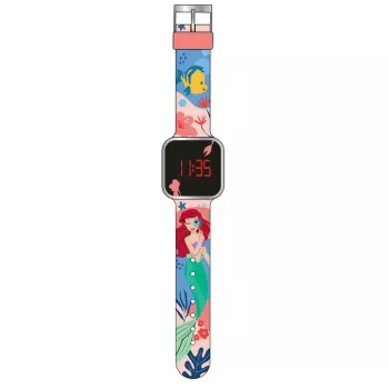 PULIO Digital Watch LED Diakakis - Ariel bērnu zilā silikona siksniņa