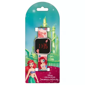 PULIO Digital Watch LED Diakakis - Ariel bērnu zilā silikona siksniņa