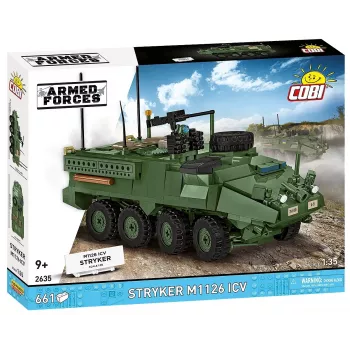 COBI Stryker M1126 ICV (1:35 mērogs) – Detalizēts militārā transportlīdzekļa modelis