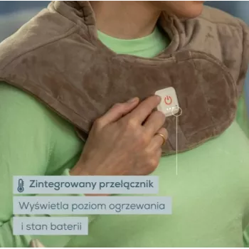 Beurer HK 165 Huggy apsildāmais spilvens Smokey Taupe