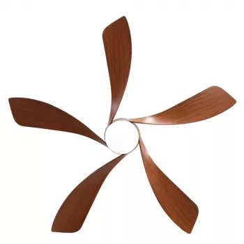 Extralink Grand Walnut 52 viedais WiFi griestu ventilators, 132 cm, valriekstu koka lāpstiņas, lietotnes vadība