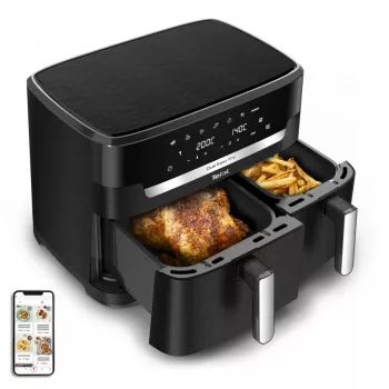 Tefal ActiFry Dual Motion gaisa fritieris EY9428E 1,7 kg melns