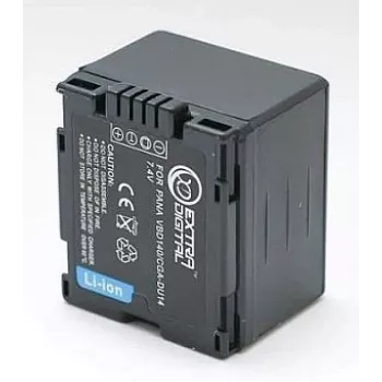 EXTRA DIGITAL Panasonic CGA-DU14 aizstājējbaterija 7.2V 1360mAh Li-ion D-sērijas videokamerām