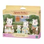 EPOCH Sylvanian Families Milk Cat Family - 4 kolekcionējamas figūriņas ar mīkstu pārklājumu (Tētis Kīrs, Mamma Stella, Dēls Fredijs, Meita Millija) vecumam no 3 gadiem