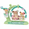 Sylvanian Families Fawn Babies ar Ziedu Šūpolēm rotaļu komplekts
