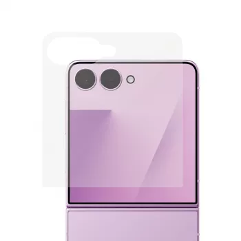 PanzerGlass aizsargstikls Samsung Galaxy Z Flip8 apakšekrānam - rūdīts stikls, 9H, izturīgs pret skrāpējumiem un triecieniem, sausa uzklāšana, kristāldzidrs