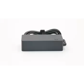 Lenovo ADLX65CLGU2A 65W apaļā kontaktdakšas tīkla adapteris (3-pin, melns)