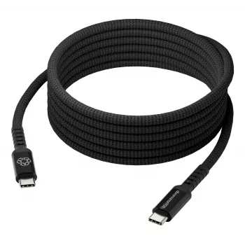 dbramante1928 Copenhagen USB-C uz USB-C pīts kabelis 1 m melns