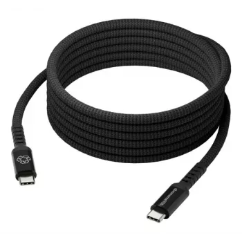 dbramante1928 Copenhagen USB-C uz USB-C pīts kabelis 1 m melns