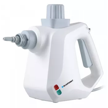 Blaupunkt STC401 1500W 2-in-1 tvaika mops un rokas tvaikonis, 0.4L tvertne, 30s uzsilšana, 5m vads, balts