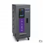 Qoltec trīsfāžu sprieguma stabilizators AVR MULTIPROTECTION 10kVA ±3% Servomotors 3F LCD Expert Line