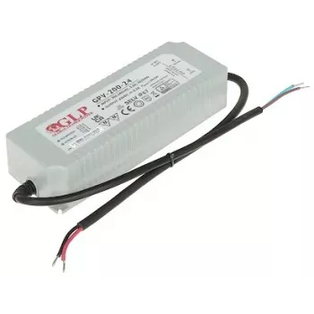 GLP komutējamais barošanas bloks 24V/8.3A/GPV 200W IP67 LED draiveris