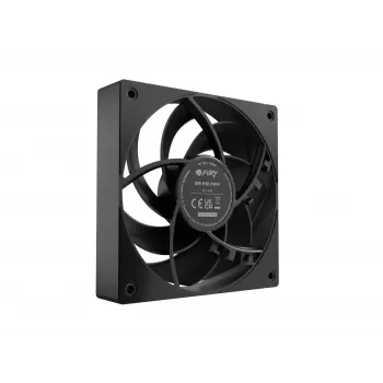Fury SAI S12 PWM 120 mm korpusa ventilators - Melns